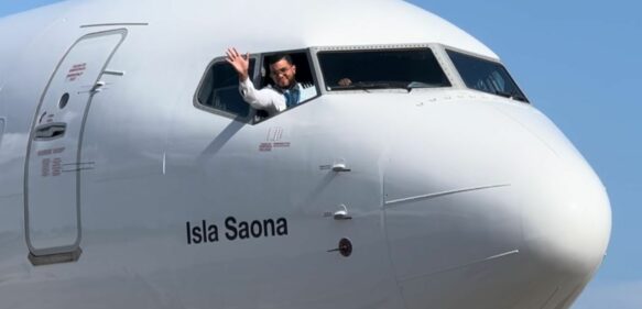 “Isla Saona”:  La sexta aeronave de Arajet que ya está en RD