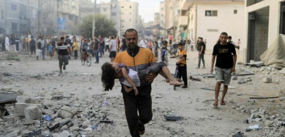 Más de 5,300 niños palestinos muertos en 48 días de bombardeos
