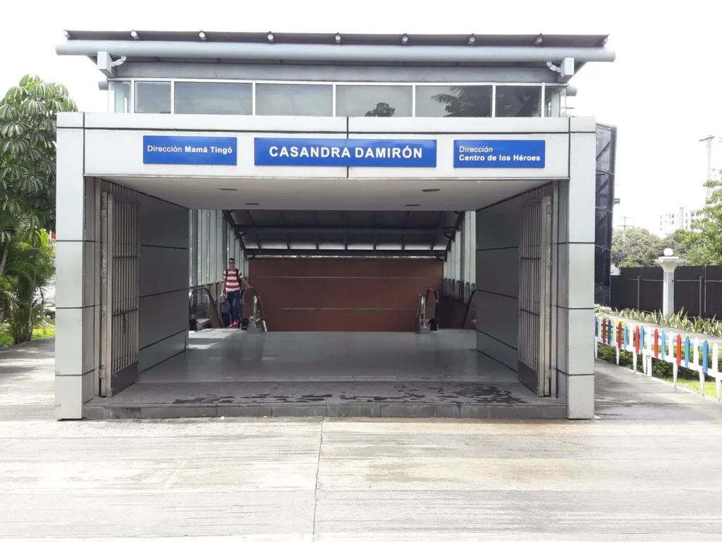 Estación Casandra Damirón del metro estará fuera de servicios este viernes