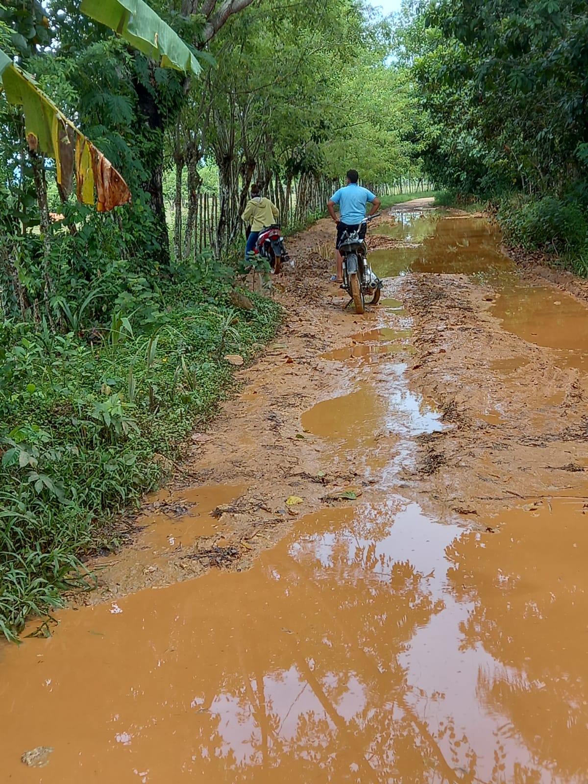 Maestras de zonas rurales de Río San Juan piden reparación de carretera para poder llegar a centros educativos.