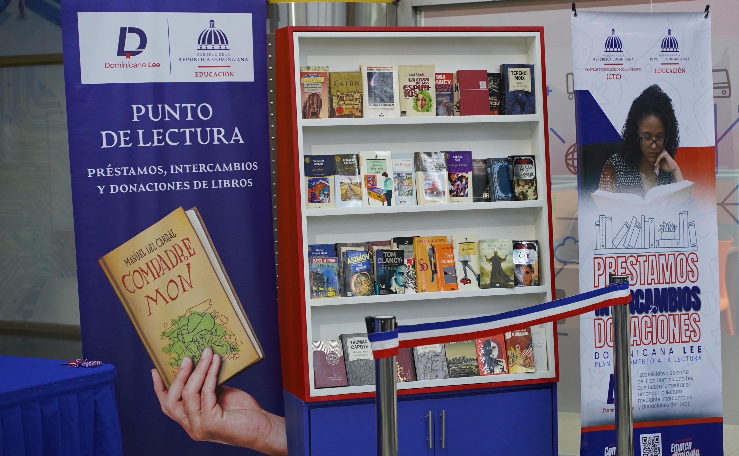 Inauguran cinco Puntos de Lectura en estaciones del Metro de Santo Domingo