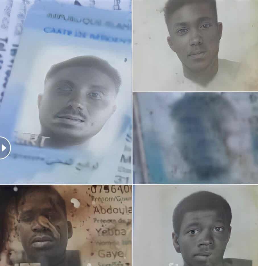 Estos son los nombres de los africanos hallados en embarcación.