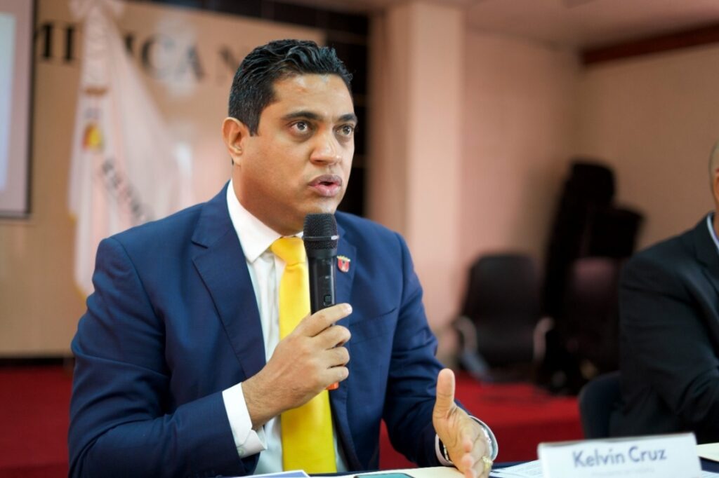 Kevin Cruz, el nuevo ministro de Deportes.