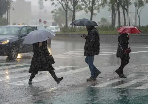 lluvias pasajeras