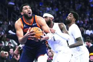 Towns y Hart entran a la historia con triple-dobles con los Knicks