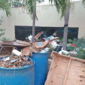 Residentes de Correa y Cidrón denuncian acumulación de basura por falta de recolección