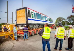  OPRET recibe nuevos vagones para ampliar la capacidad del Metro de Santo Domingo