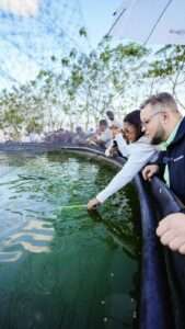 FEDA apoya surgimiento de la acuicultura La Altagracia Hecmilio Galván inaugura proyecto de crianza de tilapias en Yuma