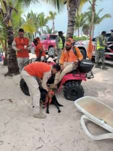 Defensa Civil incorpora Unidad Canina en búsqueda de joven india desaparecida en Punta Cana