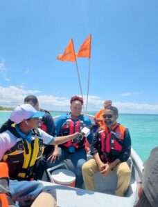 Director Defensa Civil supervisa por aire, mar y tierra balnearios de Pedernales, Barahona y Peravia
