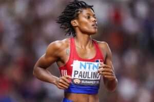 Marileidy Paulino queda en segundo lugar en su debut en los 200 metros del Grand Slam Track