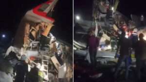 Al menos 7 muertos y decenas de heridos tras derrumbe de puente sobre tren en Rusia