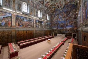 en la misa previa, el cardenal decano del Vaticano pidió elegir “al papa que la humanidad necesita”