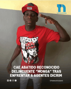 Cae abatido reconocido delincuente “Monga” tras enfrentar a agentes DICRIM