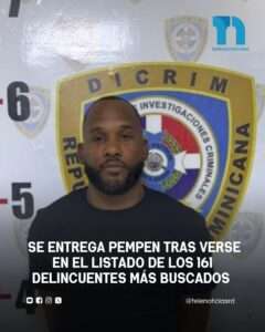 Se entrega Pempen tras verse en el listado de los 161 delincuentes más buscados