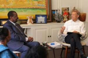 Canciller Roberto Álvarez recibe Copias de Estilo de las Cartas Credenciales de la nueva embajadora de Kenia en el país.