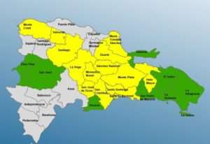 COE levanta alerta roja en tres provincias