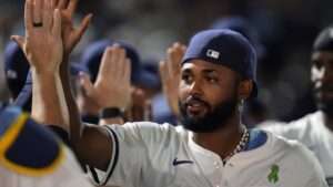 Caminero liga dos hits, entre ellos un doble, en triunfo de los Rays