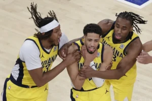 Haliburton: "Todos querían que hiciera el gesto" de Reggie Miller a Spike Lee