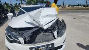 Accidente de tránsito deja dos heridos en Montellano, Puerto Plata
