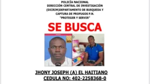 PN activa búsqueda de "Jhony Joseph (a) El Haitiano" por homicidio en SDE