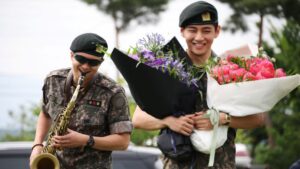 BTS: así se vivió el fin del servicio militar de RM y V