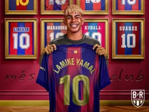 Lamine Yamal recibió oficialmente el dorsal número 10 del Barcelona