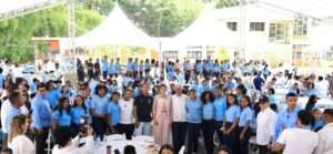 Junto a la vicepresidenta Raquel Peña senador Ricardo de los Santos entrega importantes obras en Sánchez Ramírez