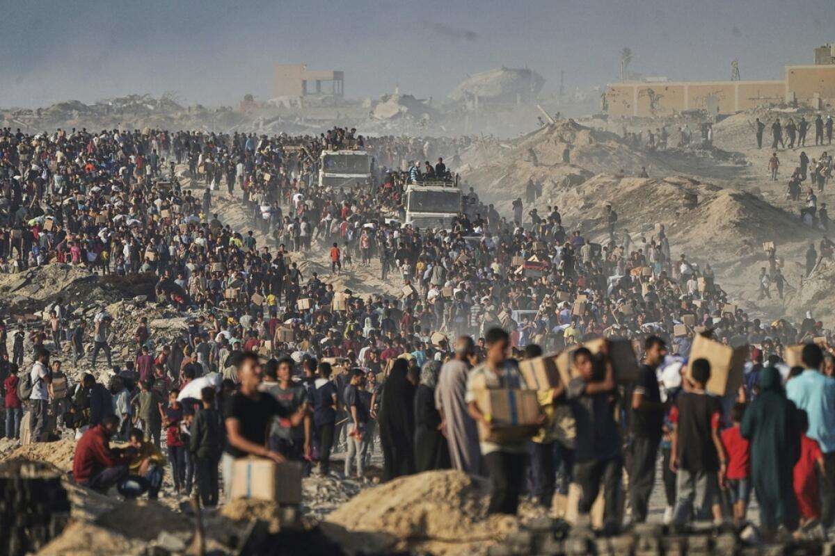 Israel le quita la vida a ocho palestinos mientras intentaban recibir comida en la Franja de Gaza este sábado