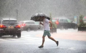 Se esperan aguaceros, tormentas eléctricas y ráfagas de viento por incidencia de vaguada
