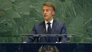 Macron anuncia reconocimiento del Estado de Palestina en conferencia de la ONU