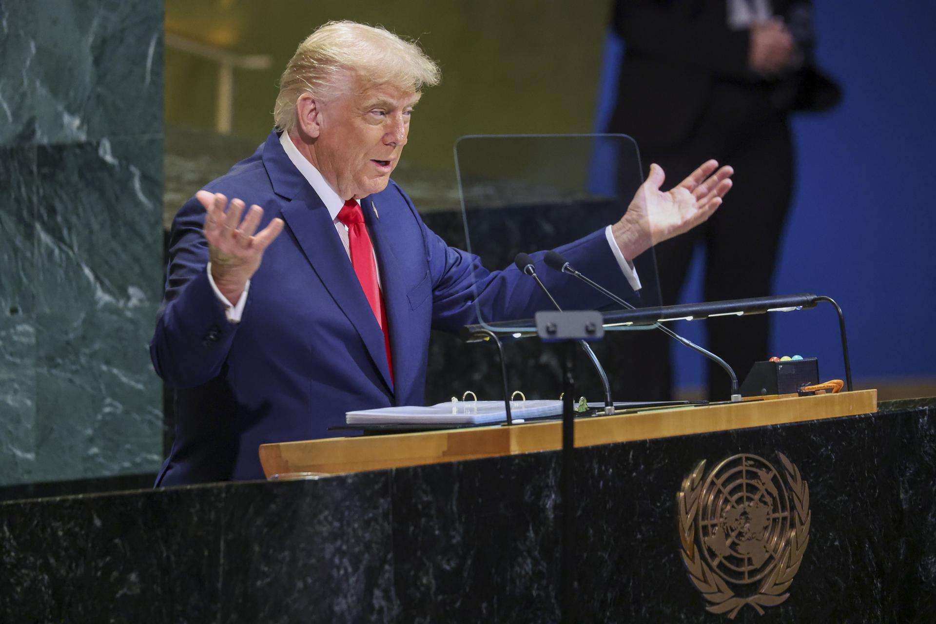 Trump denuncia que reconocer el Estado palestino es una "recompensa" para Hamás