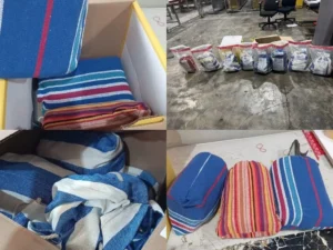 Hamacas con presunta cocaína son incautadas por la DNCD