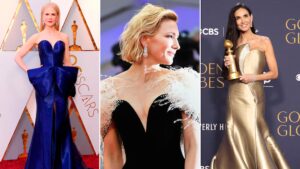 10 looks inolvidables de Giorgio Armani en la alfombra roja, de Demi Moore a Cate Blanchett