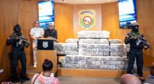 Operativo conjunto incauta 448 paquetes de presunta cocaína