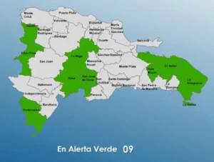 COE aumenta a 9 las provincias en alerta por vaguada