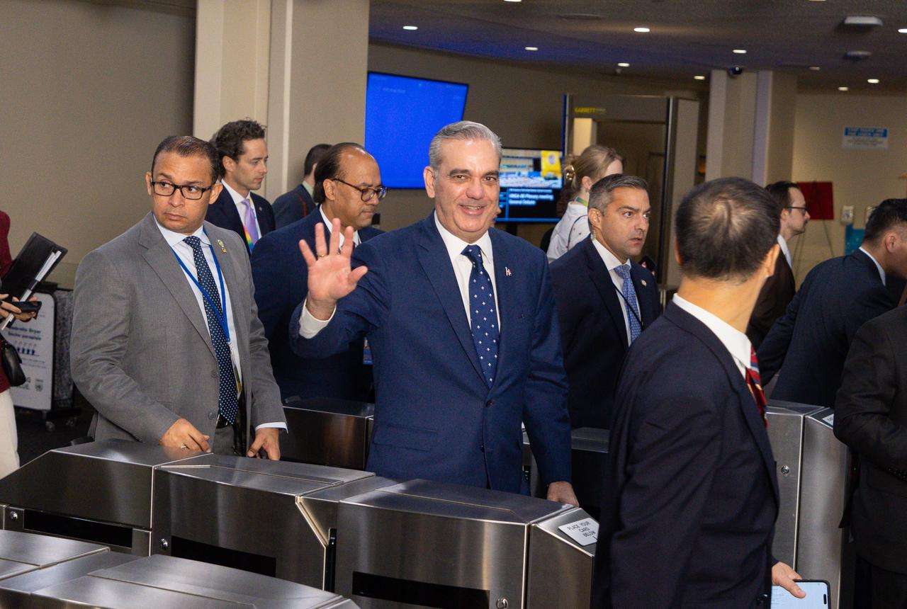 Abinader llega a la sede de la ONU para la apertura del 80º período de debates”