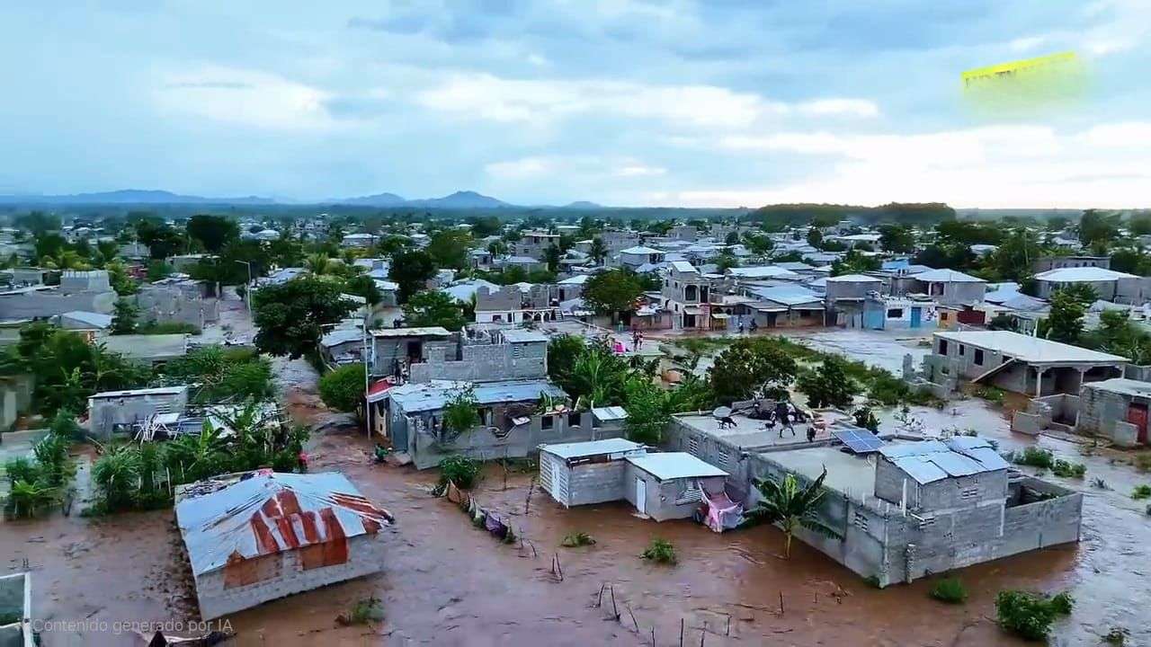 Varias viviendas resultan inundadas en Juana Méndez por crecida del río Masacre tras incidencia de vaguada