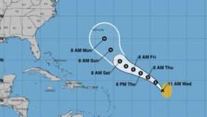 Indomet sigue de cerca la trayectoria de la tormenta tropical Gabrielle