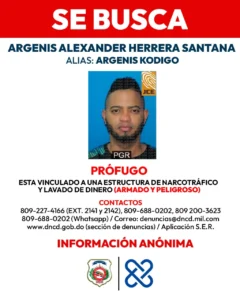 Emiten alerta de búsqueda contra ‘Argenis Kodigo’, líder de red de narcotráfico