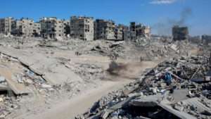 Israel establece “línea amarilla” en Gaza en medio de denuncias por nuevos fallecimientos tras el alto el fuego