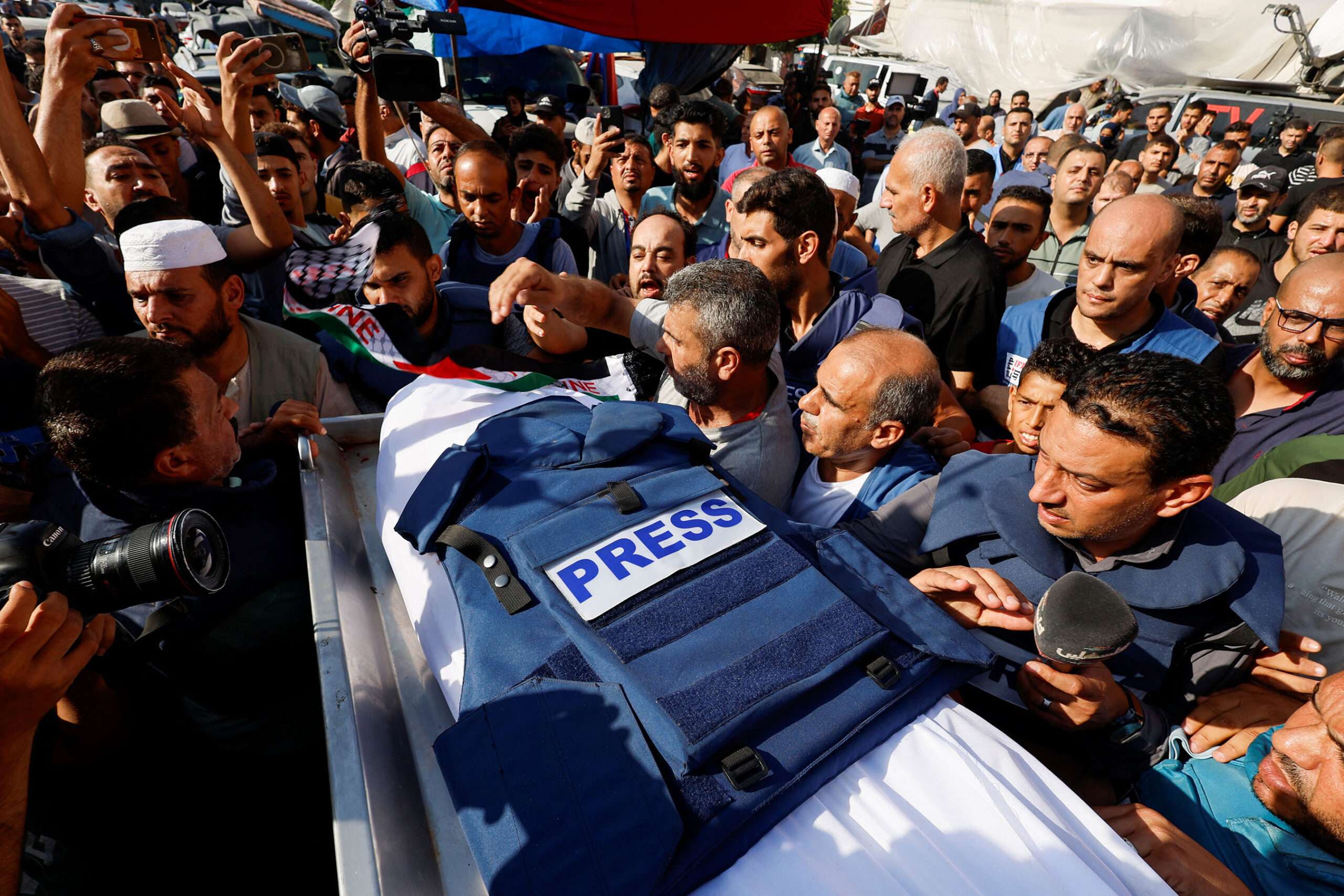 Gaza se convierte en la mayor tumba de periodistas desde 1945