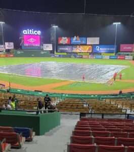 Lluvias obligan a posponer dos partidos en la jornada de este jueves en LIDOM