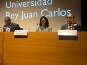 Magistrada Eunisis Vásquez participa en Congreso Internacional sobre el Estado de Derecho en Madrid