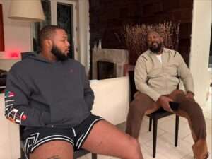 Vladimir Guerrero Sr. acompaña a su hijo previo al Juego 6 de la Serie Mundial