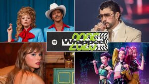 Spotify dio inicio oficialmente a la temporada de resúmenes musicales con el lanzamiento de Spotify Wrapped 2025, disponible desde este miércoles 3 de diciembre. La increíble transformación de Billy Boyd: de Pippin en “El Señor de los Anillos” a un estilo de vida saludable y enérgico Te puede interesar: La increíble transformación de Billy Boyd: de Pippin en “El Señor de los Anillos” a un estilo de vida saludable y enérgico La plataforma presentó las ya tradicionales listas de artistas, álbumes y canciones más escuchados en una experiencia renovada “más grande, audaz, cautivadora y reveladora”, de acuerdo con un comunicado de la empresa. ¿Qué incluye el Spotify Wrapped 2025? El Wrapped 2025 llega con una serie de novedades que buscan profundizar en los hábitos de escucha de cada usuario. Entre las funciones destacadas se encuentra edad sonora, que compara los gustos musicales del usuario con los de su grupo etario y analiza los años de lanzamiento de las canciones más reproducidas. Miley Cyrus se comprometió con Maxx Morando tras cuatro años de relación Te puede interesar: Miley Cyrus se comprometió con Maxx Morando tras cuatro años de relación A esto se suma por primera vez la categoría Top álbumes, que permite revisar qué discos acompañaron a cada persona durante el año, y Top Audiobook, que muestra el género de audiolibros más consumido junto al título más escuchado en esa categoría. Listening Age permite comparar el Listening Age permite comparar el perfil musical de los usuarios con el de su generación (Captura) Spotify también incorporó mensajes de escritores,como Dan Brown y Abby Jimenez, y mensajes de podcasters además de los habituales saludos de los artistas más escuchados individualmente. Todo sobre el nuevo spin-off de ‘Stranger Things’ centrado en Nancy Wheeler Te puede interesar: Todo sobre el nuevo spin-off de ‘Stranger Things’ centrado en Nancy Wheeler Para los fans más devotos, la plataforma lanzó Fan Leaderboard, un ranking global que muestra en qué posición se encuentra cada oyente respecto a otros seguidores del mismo artista. Otra novedad celebrada entre los usuarios es Clubs, que divide a la audiencia en seis estilos de escucha diferentes, ofreciendo una suerte de “perfil musical”. También regresan funciones populares como Top Genres, Top Song Quiz y la playlist de Top Songs, que detalla cuántas veces fue reproducido cada uno de los 100 temas más escuchados por el usuario en 2025. Además, la plataforma incluyó Listening Archive, una herramienta impulsada por IA que recopila los días más memorables de escucha del año, y Wrapped Party, una experiencia interactiva que convierte los datos de reproducción en un juego para competir entre amigos. Bad Bunny encabezó por cuarta Bad Bunny encabezó por cuarta vez el ranking global de Spotify Wrapped. (REUTERS/Erika Santelices) Los más escuchados en el 2025 En cuanto a los resultados globales, Bad Bunny volvió a encabezar los rankings de Spotify Wrapped, con más de 19.8 mil millones de streams en 2025. En segundo lugar quedó Taylor Swift, quien había sido número 1 en los dos años previos. Además de liderar la lista de artistas, el puertorriqueño también se colocó en lo más alto de los discos más escuchados del año con DeBÍ TiRAR MáS FOToS, mientras que su álbum Un Verano Sin Ti reapareció en el Top 10 global. La canción más escuchada del mundo fue “Die With A Smile”, el dueto de Lady Gaga y Bruno Mars, que superó los 1.7 mil millones de reproducciones. El segundo lugar quedó para “Birds of a Feather” de Billie Eilish, seguido por éxitos de Rosé & Bruno Mars, Alex Warren y el propio Bad Bunny. Dos colaboraciones de Bruno Mars Dos colaboraciones de Bruno Mars figuran en el Top 10 global de canciones más escuchadas (Captura de video) La plataforma también entrega rankings por país. En Estados Unidos, Taylor Swift lideró por tercer año consecutivo el ranking de artistas más escuchados, mientras que la canción número uno fue “Luther”, la colaboración de Kendrick Lamar y SZA. El álbum más reproducido en ese país fue I’m the Problem, de Morgan Wallen. En el Reino Unido, Swift también se quedó con el primer puesto entre los artistas más escuchados, mientras que “Ordinary”, de Alex Warren, fue la canción favorita. El disco más reproducido fue “Short n’ Sweet”, de Sabrina Carpenter. Puedes ver las listas globales aquí: Artista más escuchado en el 2025 a nivel global Bad Bunny Taylor Swift The Weeknd Drake Billie Eilish Kendrick Lamar Bruno Mars Ariana Grande Arijit Singh Fuerza Regida Las canciones más escuchadas de 2025 en el mundo Die With A Smile” de Lady Gaga y Bruno Mars “BIRDS OF A FEATHER” de Billie Eilish “APT.” de ROSÉ y Bruno Mars “Ordinary” de Alex Warren “DtMF” de Bad Bunny “back to friends” de sombr “Golden” de HUNTR/X, EJAE, AUDREY NUNA, REI AMI, KPop Demon Hunters Cast “luther (with sza)” de Kendrick Lamar “That’s So True” de Gracie Abrams “WILDFLOWER” de Billie Eilish Los álbumes más reproducidos en el 2025 en el mundo DeBÍ TiRAR MáS FOToS de Bad Bunny KPop Demon Hunters de KPop Demon Hunters Cast, HUNTR/X, Saja Boys HIT ME HARD AND SOFT de Billie Eilish SOS Deluxe: LANA de SZA Short n’ Sweet de Sabrina Carpenter MAYHEM deLady Gaga You’ll Be Alright, Kid de Alex Warren I’m The Problem de Morgan Wallen GNX de Kendrick Lamar Un Verano Sin Ti de Bad Bunny Los podcast más oídos en el 2025 The Joe Rogan Experience The Diary Of A CEO with Steven Bartlett The Mel Robbins Podcast Call Her Daddy This Past Weekend w/ Theo Von Huberman Lab Crime Junkie Modern Wisdom On Purpose with Jay Shetty The Tucker Carlson Show Los audiobooks más escuchados en el 2025 Fourth Wing by Rebecca Yarros Lights Out by Navessa Allen Iron Flame by Rebecca Yarros A Court of Thorns and Roses by Sarah J. Maas A Court of Mist and Fury by Sarah J. Maas The House of My Mother by Shari Franke The Wedding People by Alison Espach A Court of Wings and Ruin by Sarah J. Maas Quicksilver by Callie Hart Great Big Beautiful Life by Emily Henry