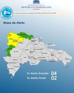 COE declara alerta verde por lluvias y posibles crecidas de ríos en varias provincias