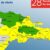 COE mantiene 28 provincias en alerta por depresión tropical número 9